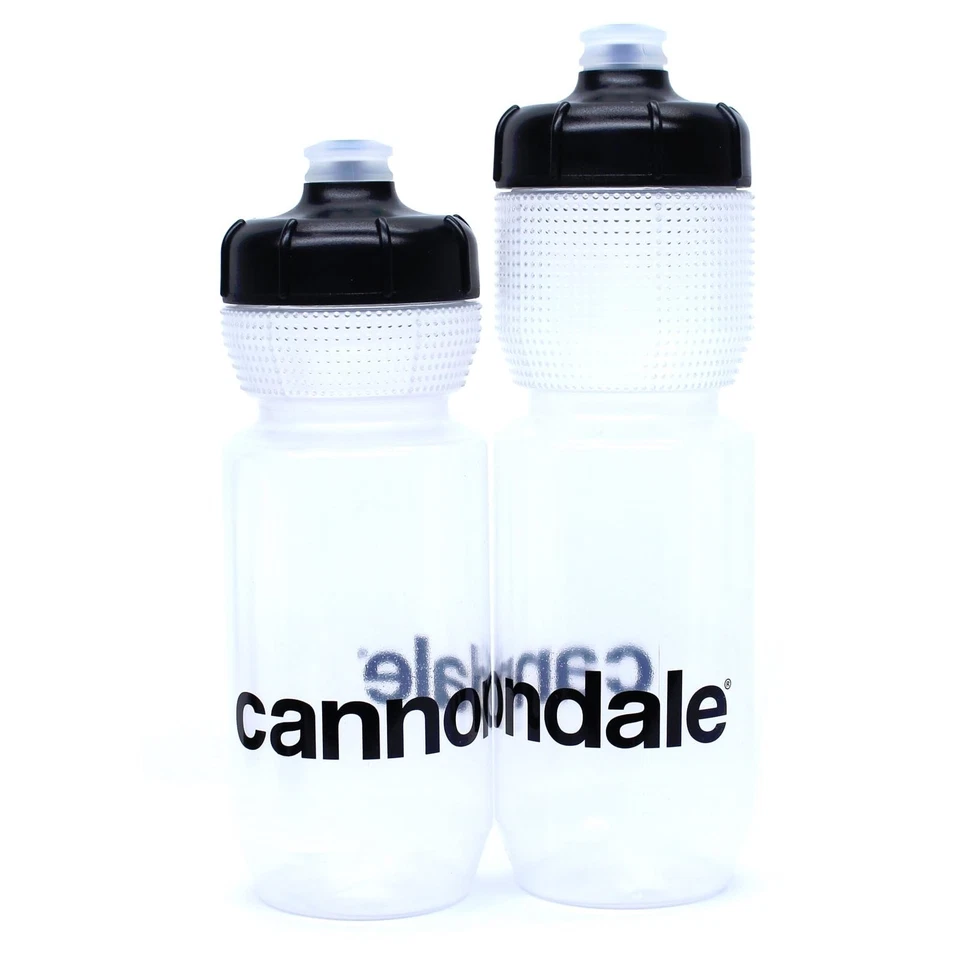 Botella de agua Cannondale Gripper logotipo transparente con negro 750 ml/25 oz CP5102U1075 Foto 3 de 3