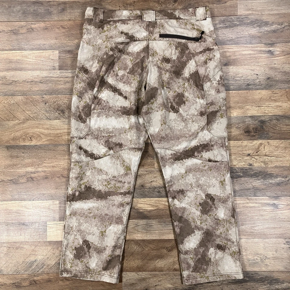 Browning Camo Pants 40 Brown Cargo Hells Canyon Fleece Lined Hunting - Image 3 of 4