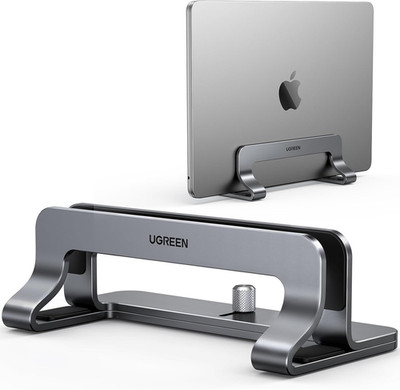 UGREEN Vertical Laptop Stand Holder for Desk Compatible with Macbook Pro, Macboo