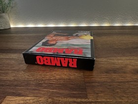 Rambo Complete in Box CIB (Nintendo, NES 1988) Great Shape w/Poster & Inserts!🔥