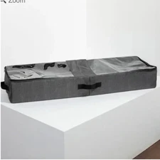 Thirty One Tuck it Away Bin - Charcoal Crosshatch