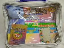TY BEANIE BABY PLATINUM MEMBERSHIP CLUB WITH COLLECTORS CARDS AND MEMBER CARD