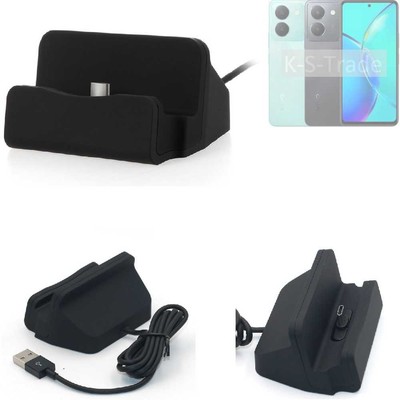 USB typ-C Dockingstation für Vivo Y36 Ladestation Tisch-Ständer Charging-dock 