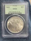 1922 Peace Silver Dollar PCGS MS64 OGH Generation 3.1 Old Green Holder