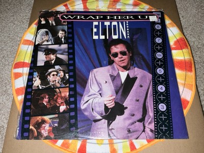 Elton John~Wrap Her Up~Restless 12'' Single~EX Remix~EJS 1012~85~SEALED~UK IMPORT