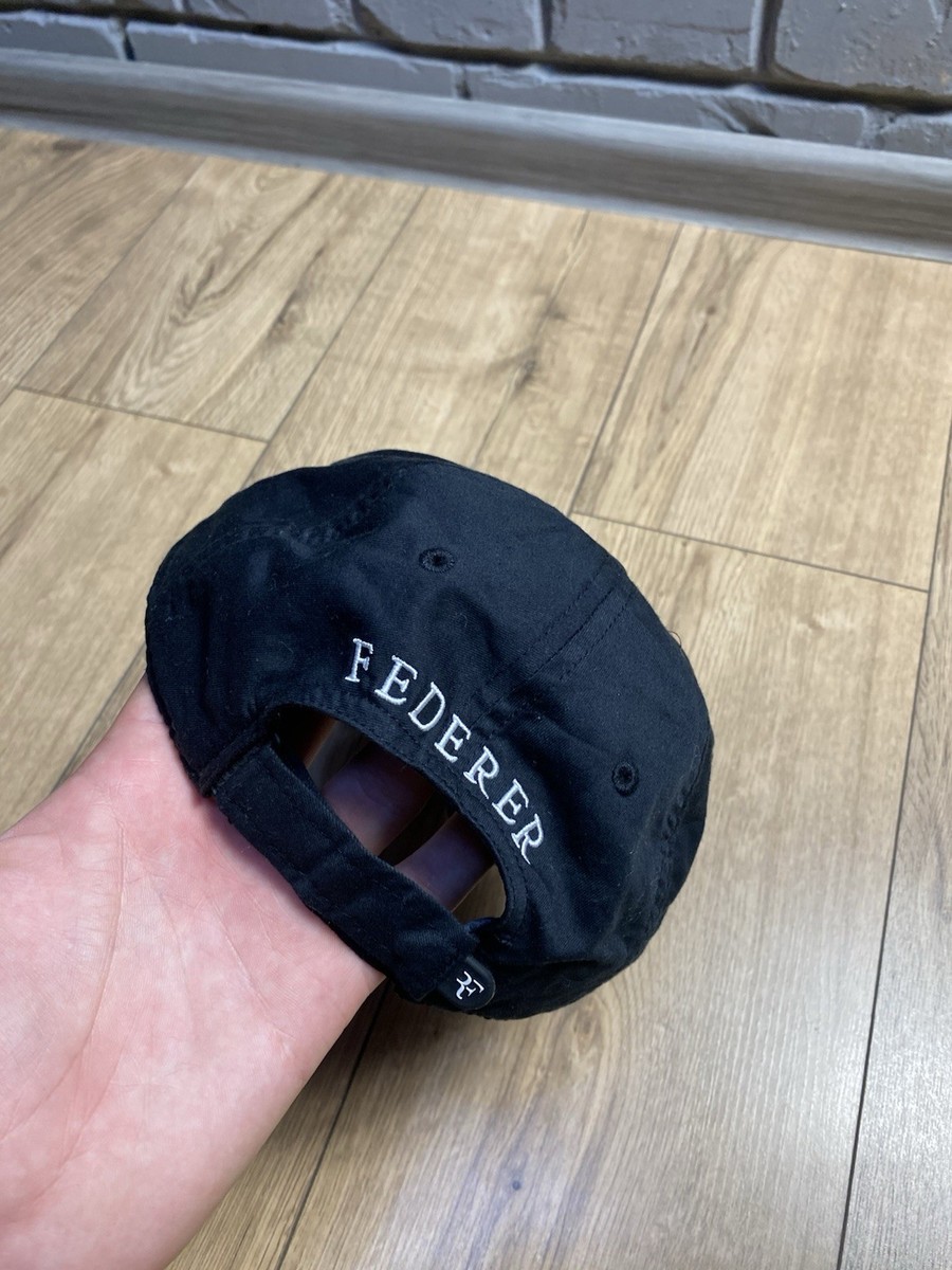 Nike RF Roger Federer Hat Cap Black/White Free Size | eBay