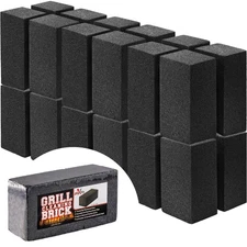 Commercial Grade Grill Cleaning Brick Bulk 24 Pack by Avant Grub. Pumice Ston...
