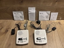 AT&T 1739 Digital Answering Machine Lot of 2 w/ Adapters Manuals Tested Working