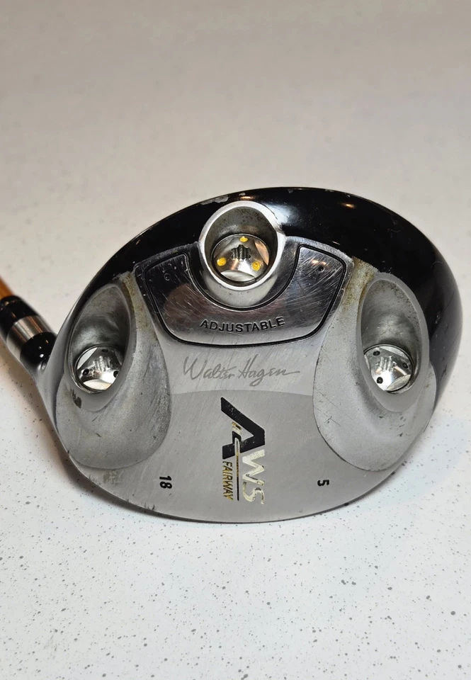 Walter Hagen AWS Fairway Ajustable 3 Madera 18* Fujikura R Flex con Cubierta/Herramienta Foto 4 de 4