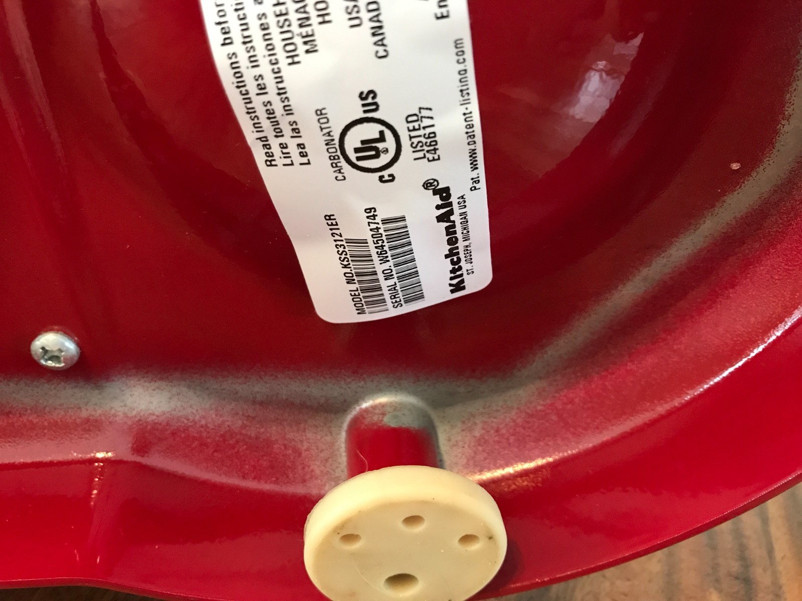 KitchenAid KSS3121ER SodaStream Heavy Duty Sparkling Beverage Maker Red KSS3121