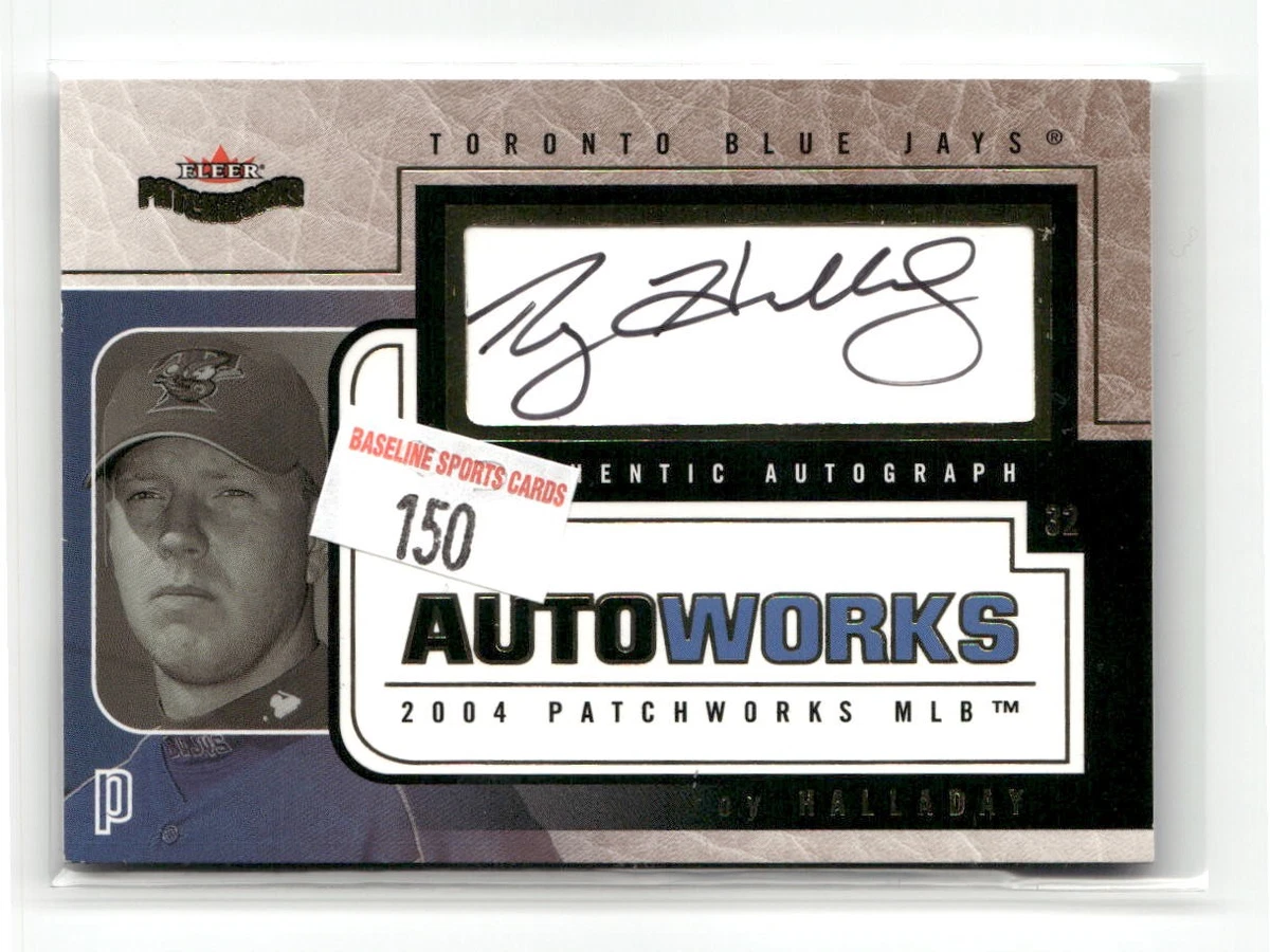 Roy Halladay Autographed Baseball Sports Trading Cards