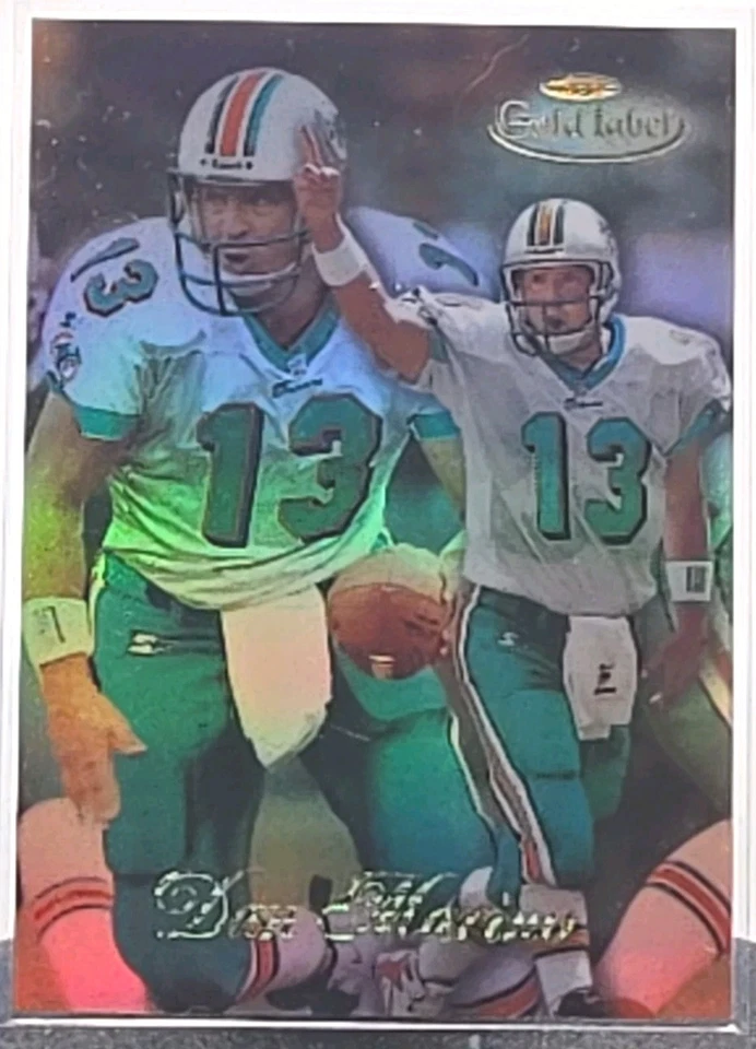 1998 Topps Gold Label Gold Class 3 Dan Marino #30 Miami Dolphins FRESH PULL - Image 2 of 3