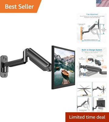 Stable Articulating Monitor Wall Mount for 13-32'' Displays   VESA Compatible