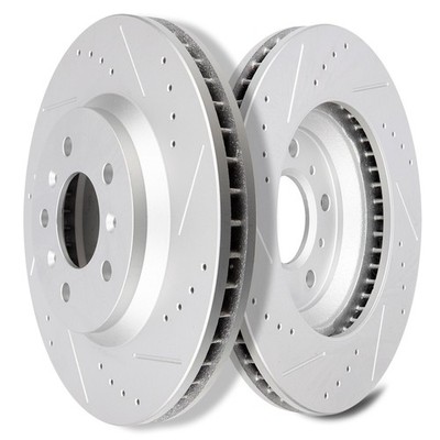 2 X Front Brake Discs Rotors For Chevrolet Impala 2006 2007 2008 2009 2010-2012