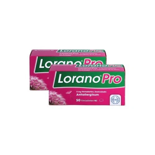 HEXAL AG Lorano®pro 5 mg Allergietabletten Doppelpackung (2x50st) 2 St
