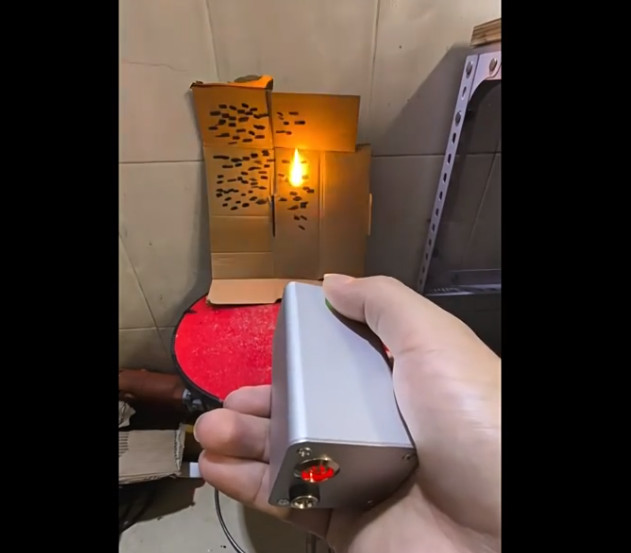 LY-1 LY-80W Láser Portátil Mosquitos y Moscas Herramientas para Matar Encendedor Remoto Trabajo