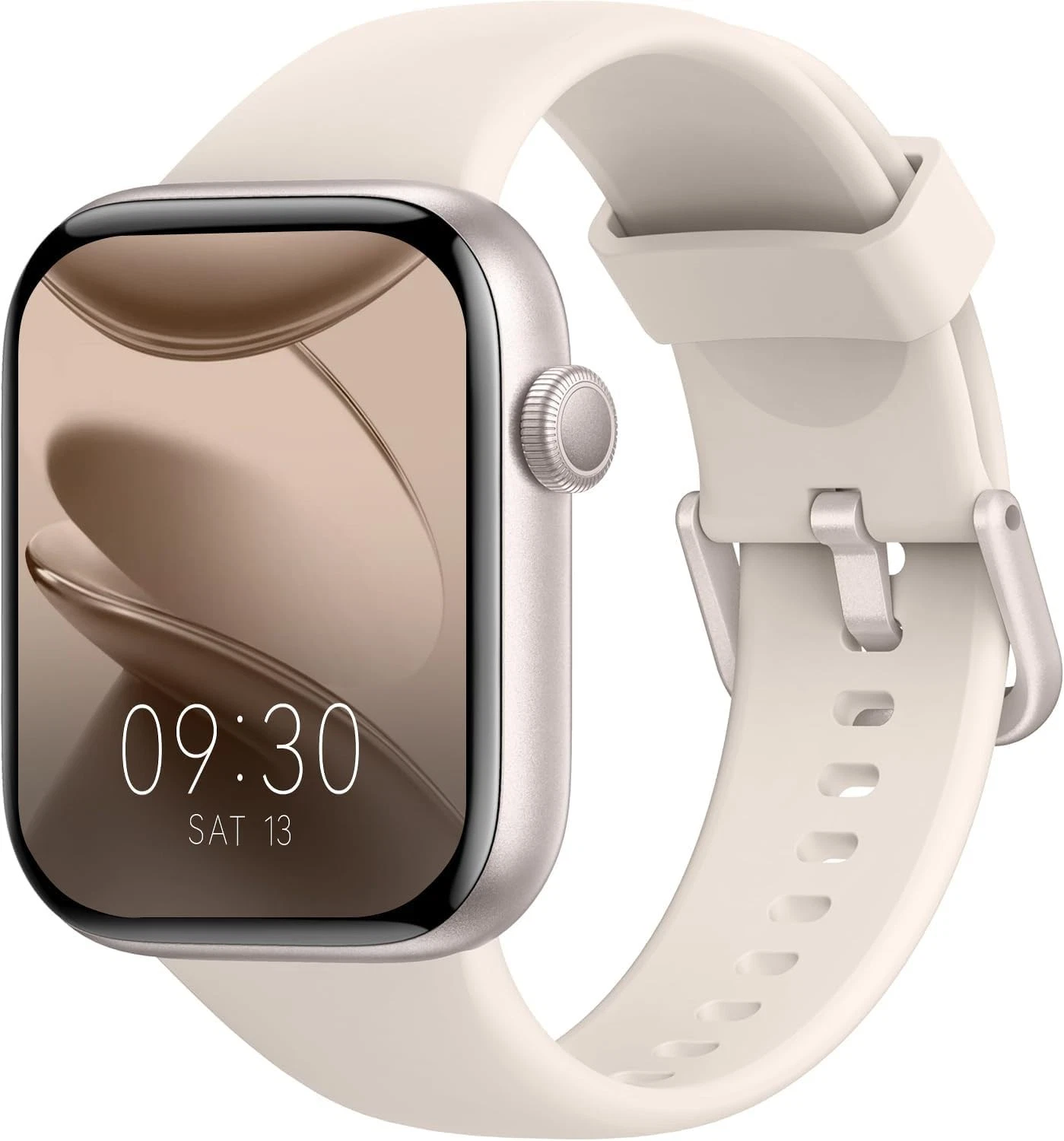 Smart Watch Waterproof Fitness Tracker Heart Rate Sleep White Android iOS