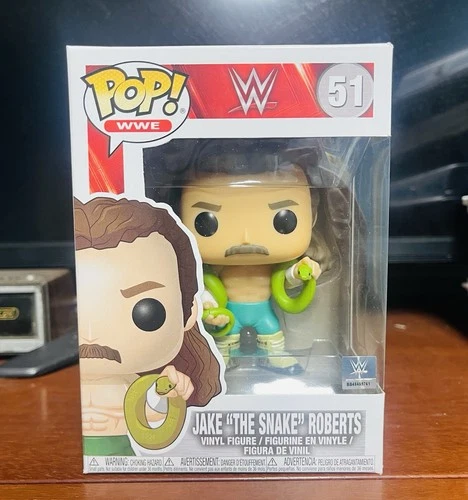 Funko Pop! WWE Jake the Snake Roberts #51. A+Seller,