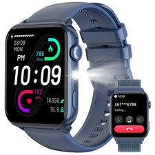Smart Watch Heart Rate Blood Pressure Fitness Tracker for Men Women Android IOS