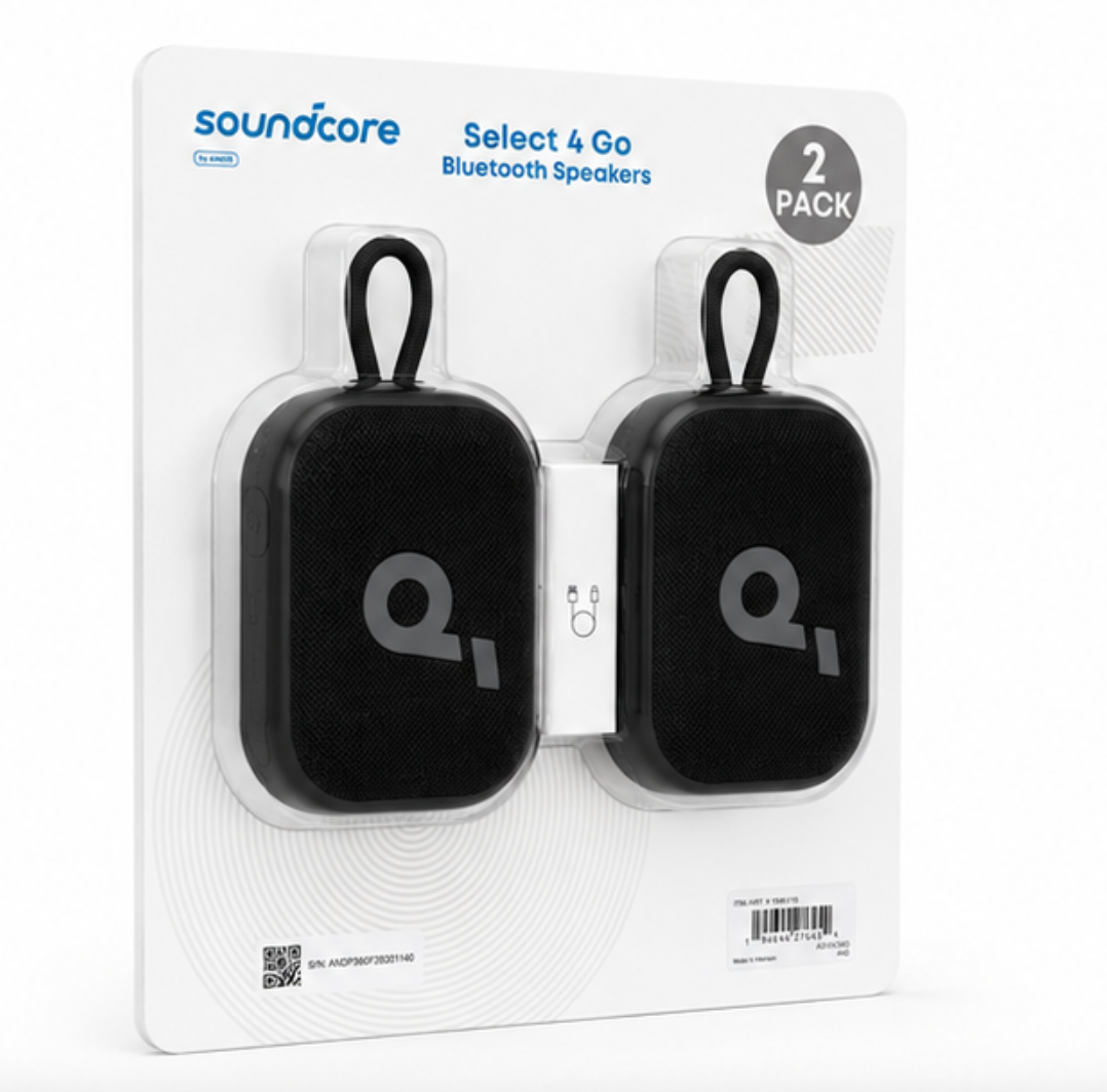 Anker Soundcore Select 4 Go 2パック Soundcore Select 4 Go Bluetooth Speaker by Anker, 2-pack Floatable
