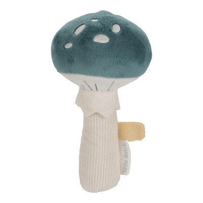 Little Dutch 8901 Grijpbare rammelaar Paddenstoel - Forest Friends blauw