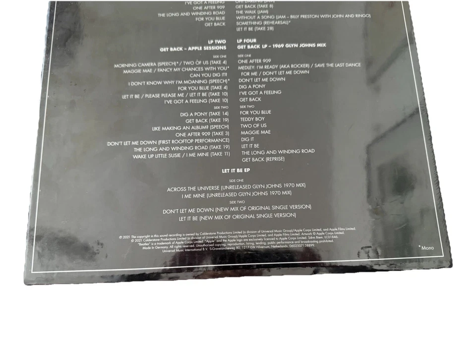 The Beatles Let It Be Ltd. 50th Anniversary (4LP+12”EP) Vinyl Box Neu - Bild 4 von 4