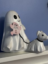 Goblin And Ghoul Ghost Walking Dog Halloween Figurine New 2025