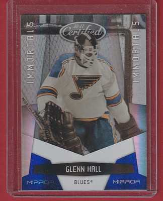 2010-11 Certified Mirror Blue #167 Glenn Hall #'d 002/100 - Blues - 710   