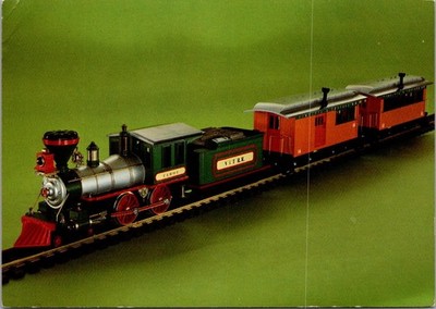 Kalamazoo Toy Train Works Tahoe Express Limited Edition 1983 Model Train Postcar
