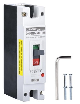 Heavy Duty Battery Disconnect Switch, 300 Amp DC Circuit Breaker for Car Audi...
