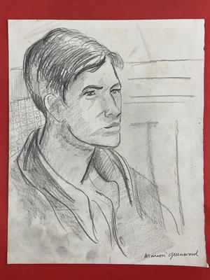 #ad #ad Marion Greenwood Drawing on paper Handmade signed and stamped $125.00