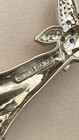 VTG Sterling Silver Fairy Pendant Natural Diamond Wings Tanzanite 925 — photo 7
