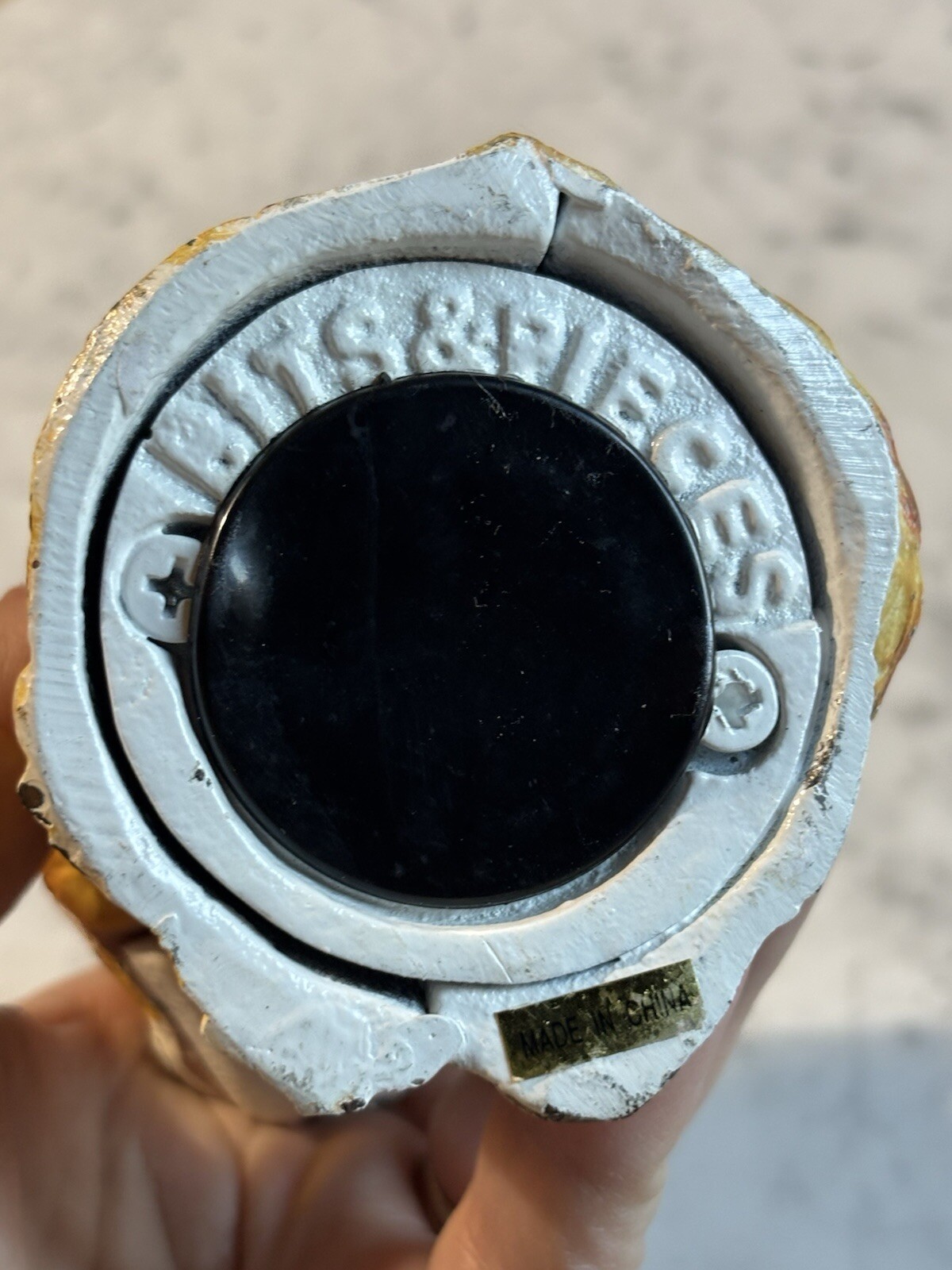 Vintage Cast Iron Tiger Cat Novelty Coin Bank By Bits & Pieces Company