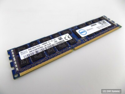 8GB Hynix DELL HMT31GR7EFR4A-H9 DDR3 PC3L-10600R ECC Reg 2Rx4 CL9 240-PIN
