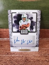 Aaron McCallister 2021 SAGE Premier Draft Autograph AUTO RC B Charlotte