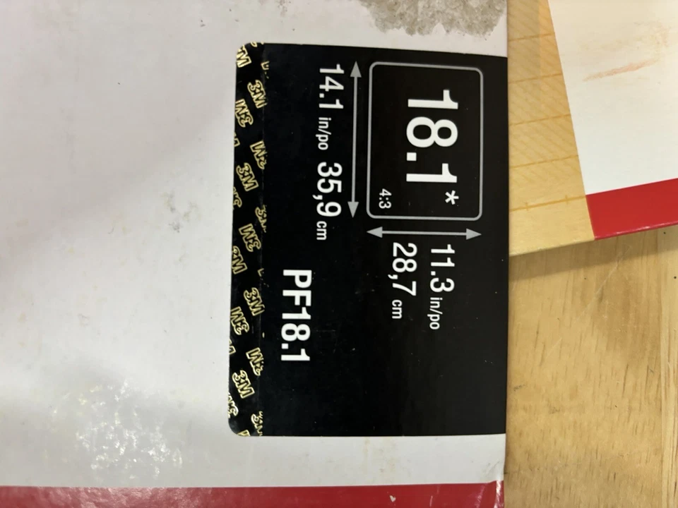 3M PF17.3W Widescreen Privacy Computer Filter - Black - Image 3 of 3