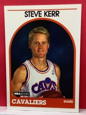 1989 Hoops Basketball Steve Kerr #351 RC Cleveland Cavaliers
