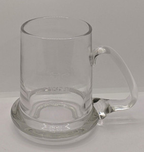 Merrill Lynch Bull Glass Beer Mug with Handle- Bull Logo