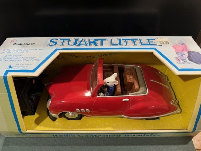 Stuart Little Radio Shack Roadster Car W/ Remote NIB Untested - Free Shipping