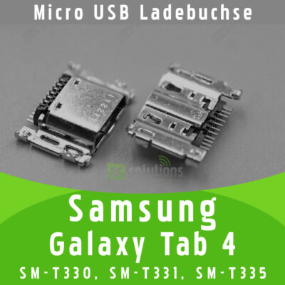   Samsung Galaxy Tab 4 SM-T330 SM-T331 T335 Micro USB Buchse Ladebuchse Port 