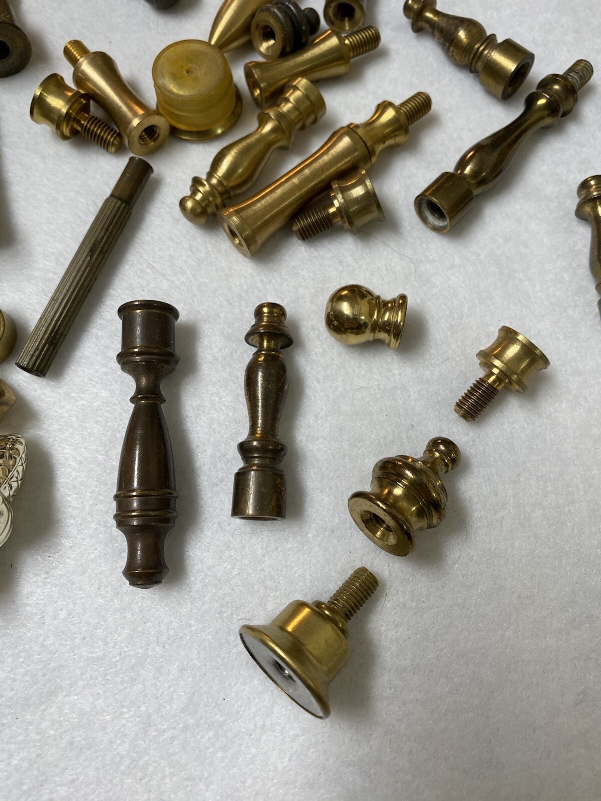 Assorted Brass Lamp Finial Parts eBay