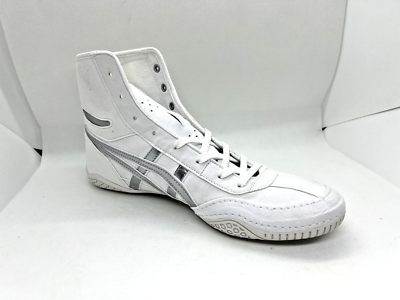 Asics Boxing Wrestling Shoes 1083A001 White Silver EX-EO New