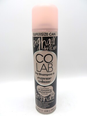COLAB BIG HAIR DRY SHAMPOO 8.3 OZ     MISSING CAP!