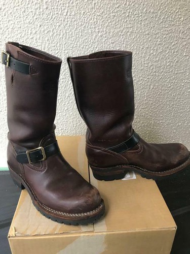 WESCO BOSS boots size 8D brown belt 