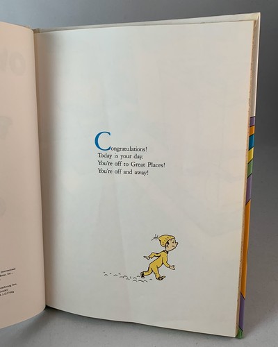 Oh, The Places You'll Go-Dr. Seuss-First/1st Edition/3rd Printing-VERY RARE!! - Picture 5 of 12