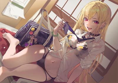 Anime girls artwork sono bisque doll wa koi wo suru Playmat Game Mat Desk