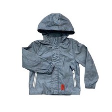 NWOT L.O.G.G Gray H M Boys Full Zip Hooded Jacket Size 6-7 Years