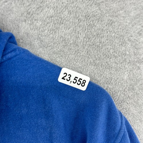 Gap Hoodie Kids Size XL 12 Blue Spell Out VTG Long Sleeve Logo - Picture 10 of 12