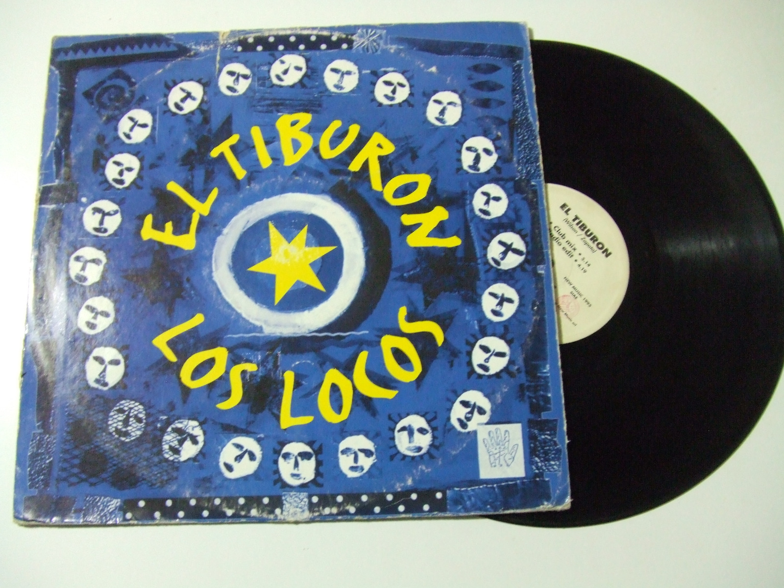 Los Locos ‎– El Tiburon - Disco Mix 12" 45 Giri Vinile ITALIA 1995 Latin House