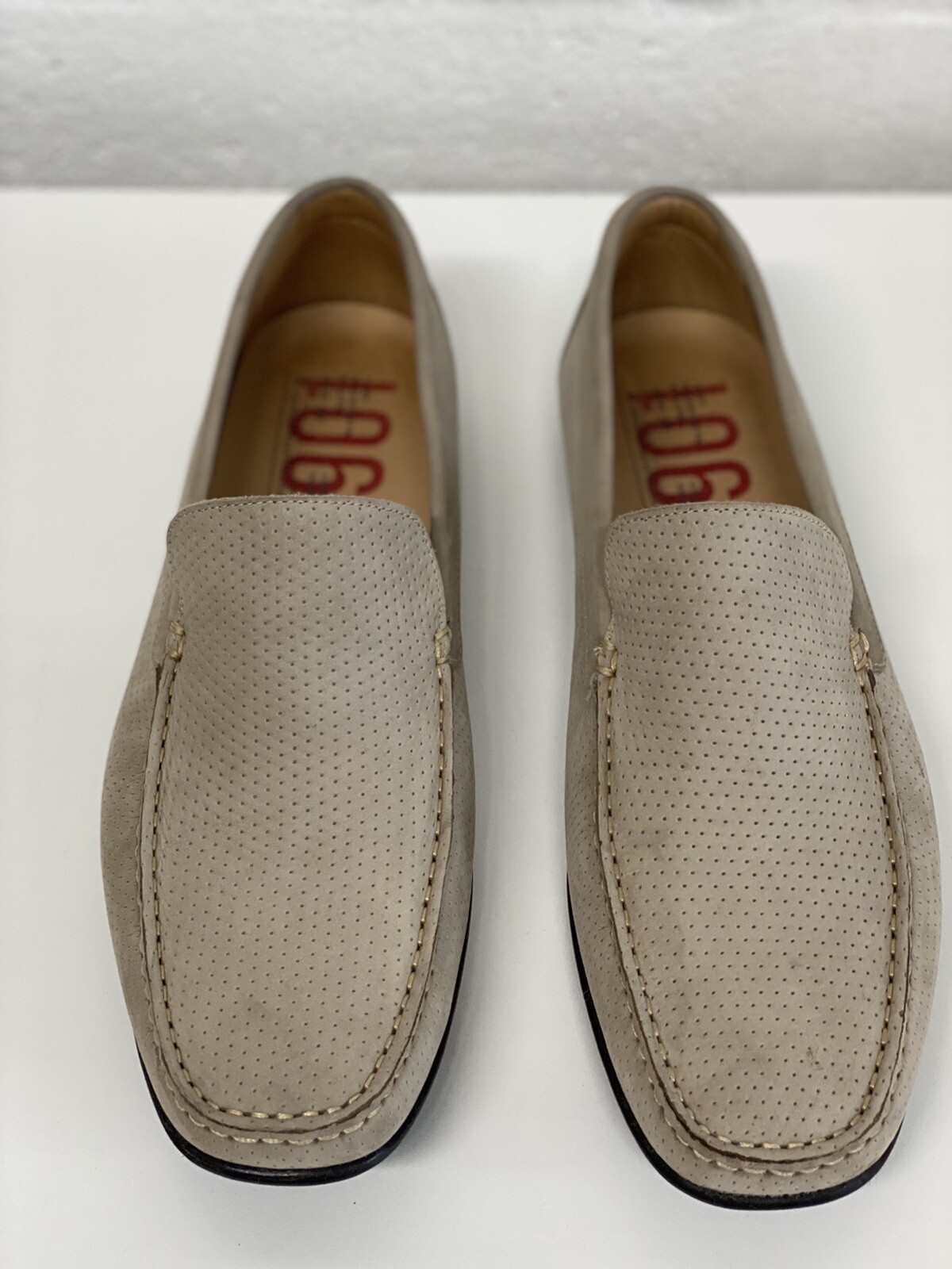 1901 M59113 Loafers Driving Shoes Beige 